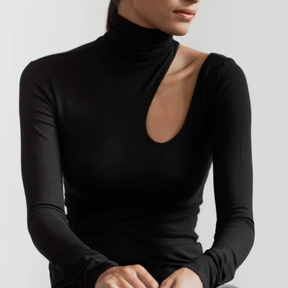Marcella New York Allegra Turtle Neck Top